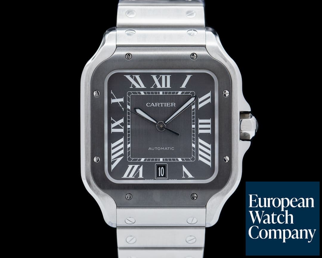 Image of Cartier Santos Large SS / SS Grey Dial Automatic