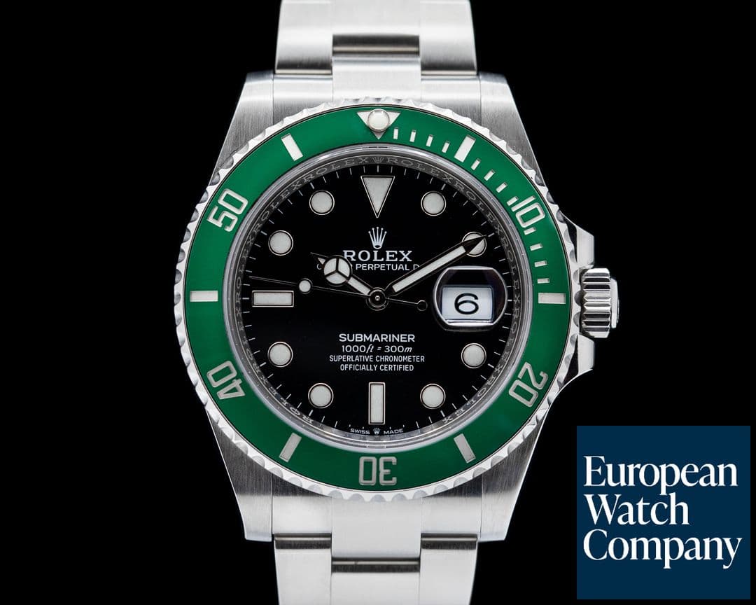 Image of Rolex Submariner Date 126610LV Kermit GREEN Ceramic Bezel 41MM