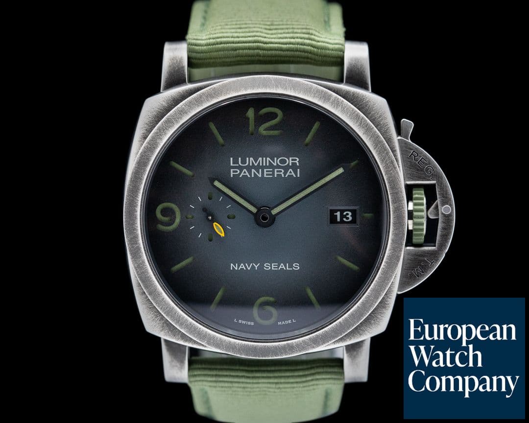 Image of Panerai Luminor Marina Navy Seals Brunito Steel 44MM LIMITED