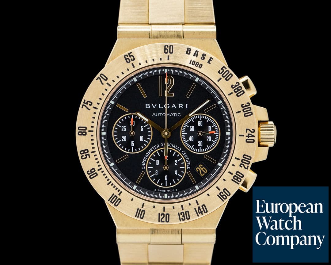 Image of Bulgari Bulgari Diagono Professional Chronograph 18K YG/YG 