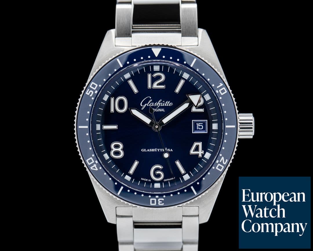 Image of Glashutte Original SeaQ Blue Dial SS / SS