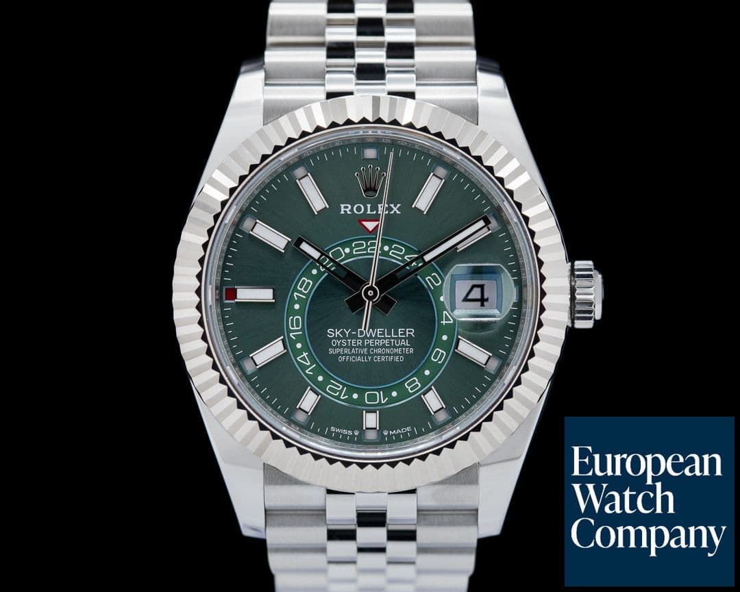 Image of Rolex Sky Dweller 336934 Steel Mint Green Dial 