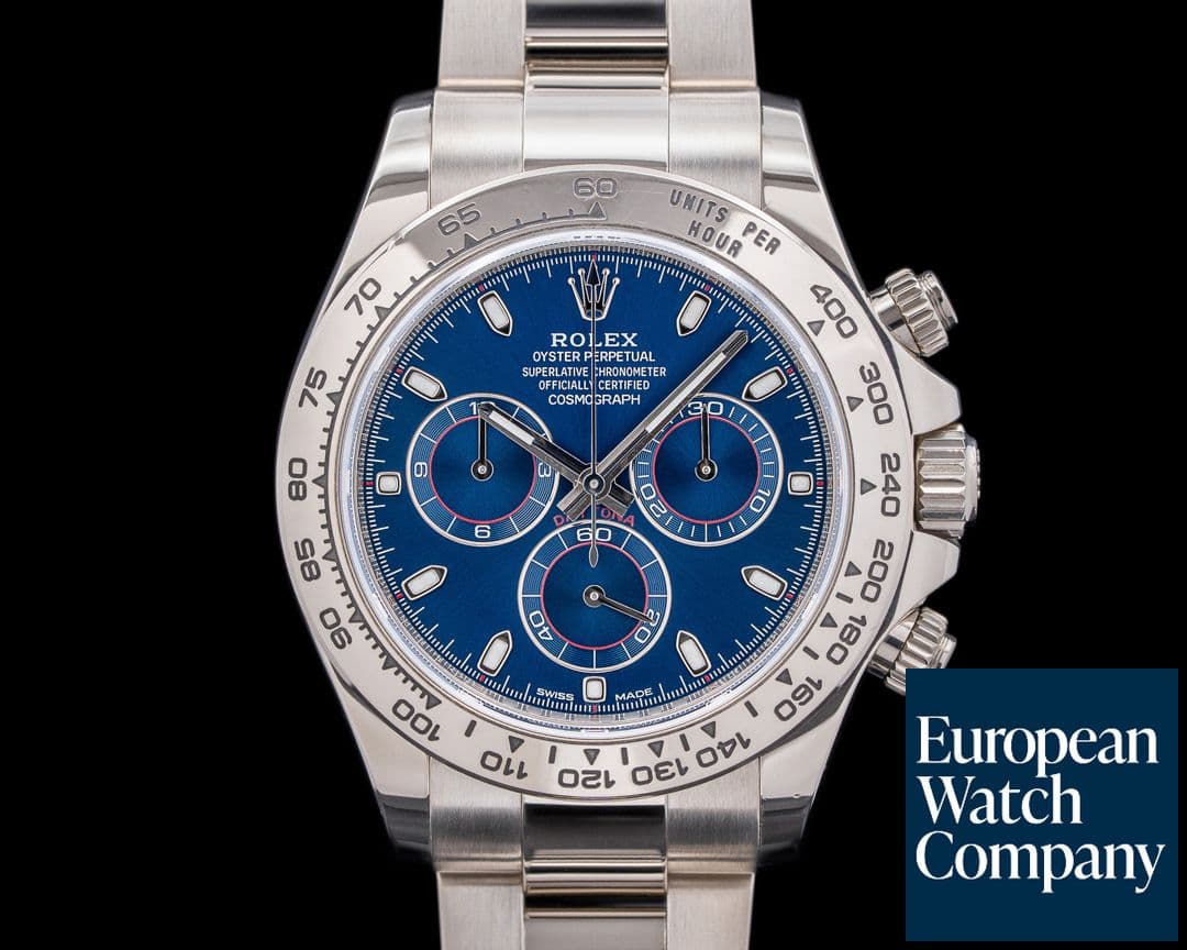 Image of Rolex Daytona 116509 Blue Dial 18K White Gold 
