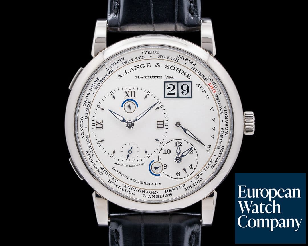 Image of A. Lange and Sohne Lange 1 Time Zone 116.039 18K White Gold