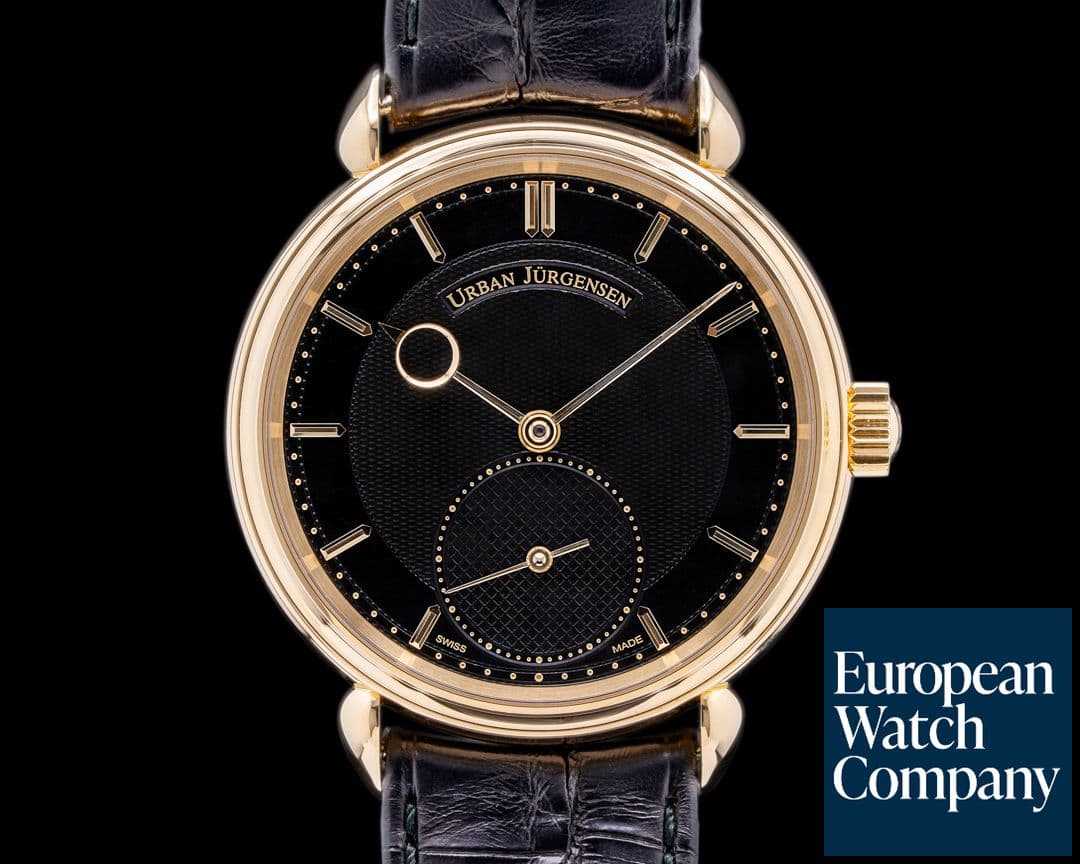 Image of Urban Jurgensen 1140YG Yellow Gold Black Dial 