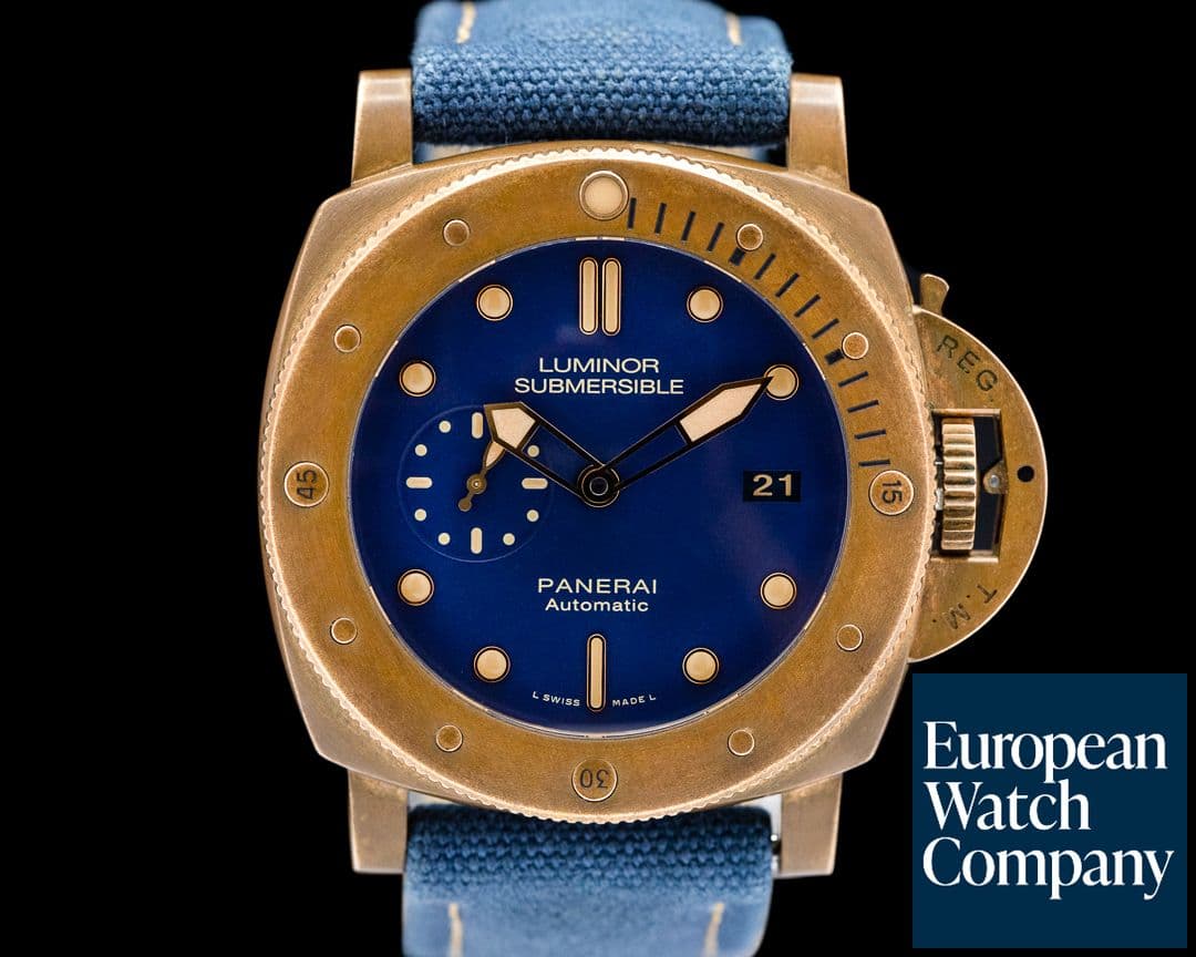 Image of Panerai Luminor Submersible 1950 BRONZO 3 Days Automatic 2017