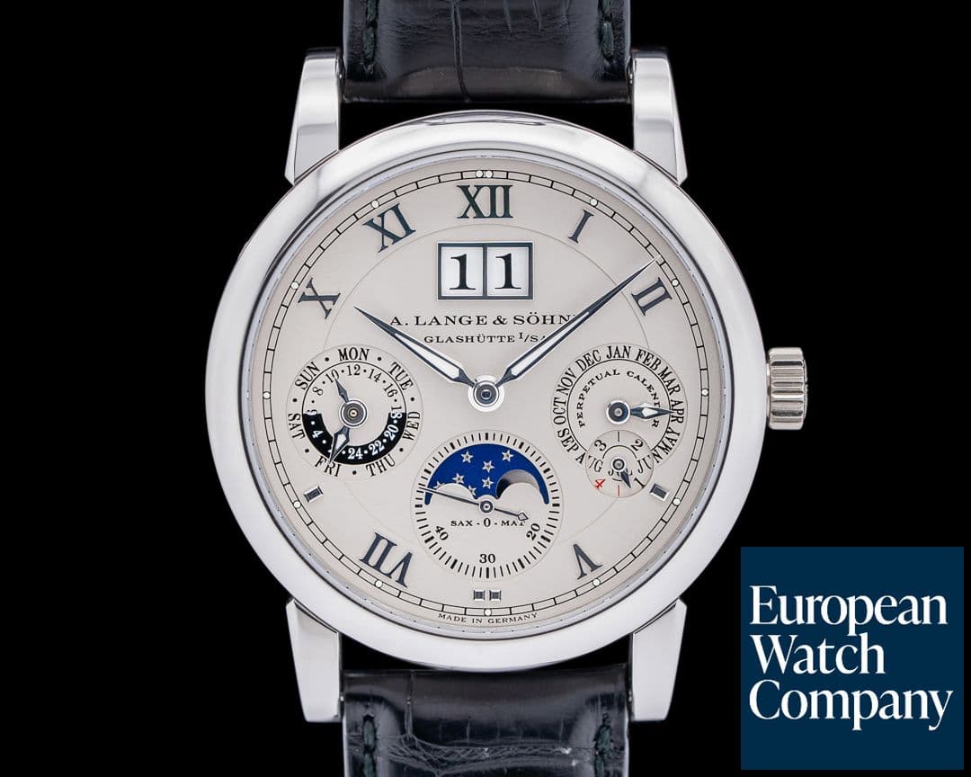 Image of A. Lange and Sohne Langematik Perpetual Platinum 310.025 DEPLOYMENT + SERVICE