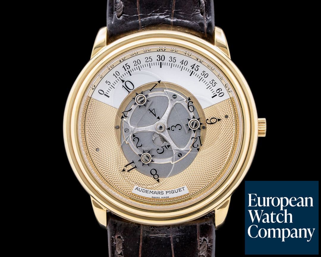 Image of Audemars Piguet Star Wheel Automatic 18K Yellow Gold SHARP RARE