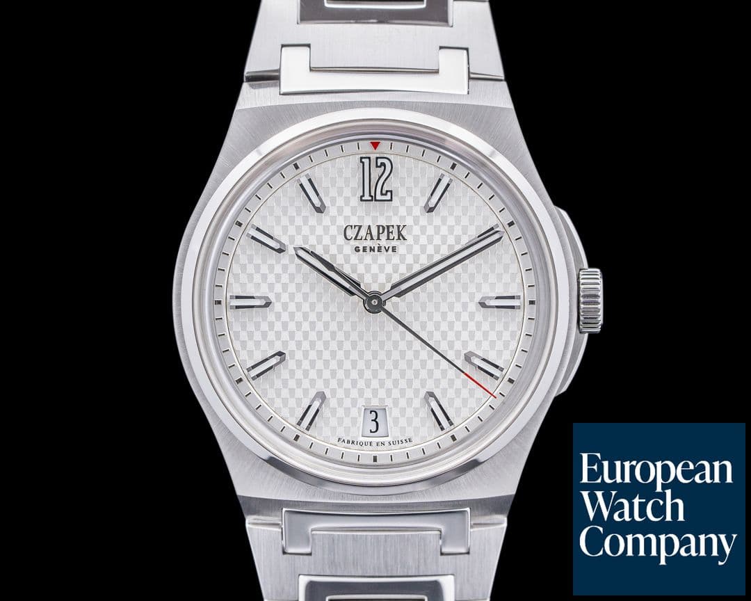 Image of Czapek & Cie Antarctique Passage De Drake SS / Ice White Dial
