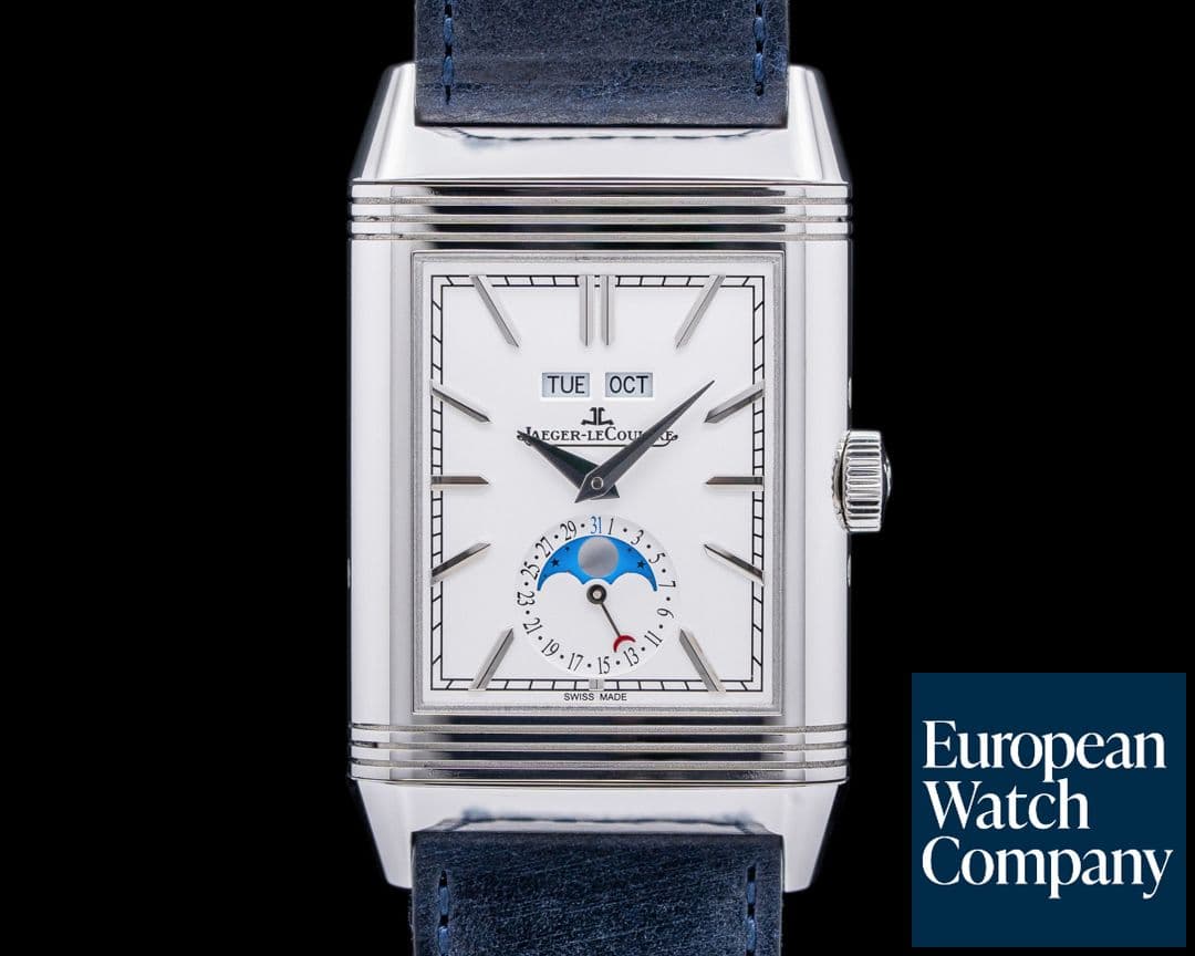 Image of Jaeger LeCoultre Reverso Tribute Calendar Stainless Steel UNWORN