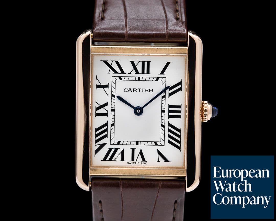 Image of Cartier Tank Solo Large 18K Rose Gold/ SS Quartz