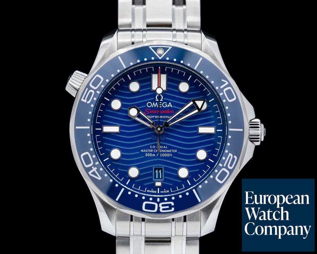 Image of Omega Seamaster Diver 300M SS Blue Dial 42MM 