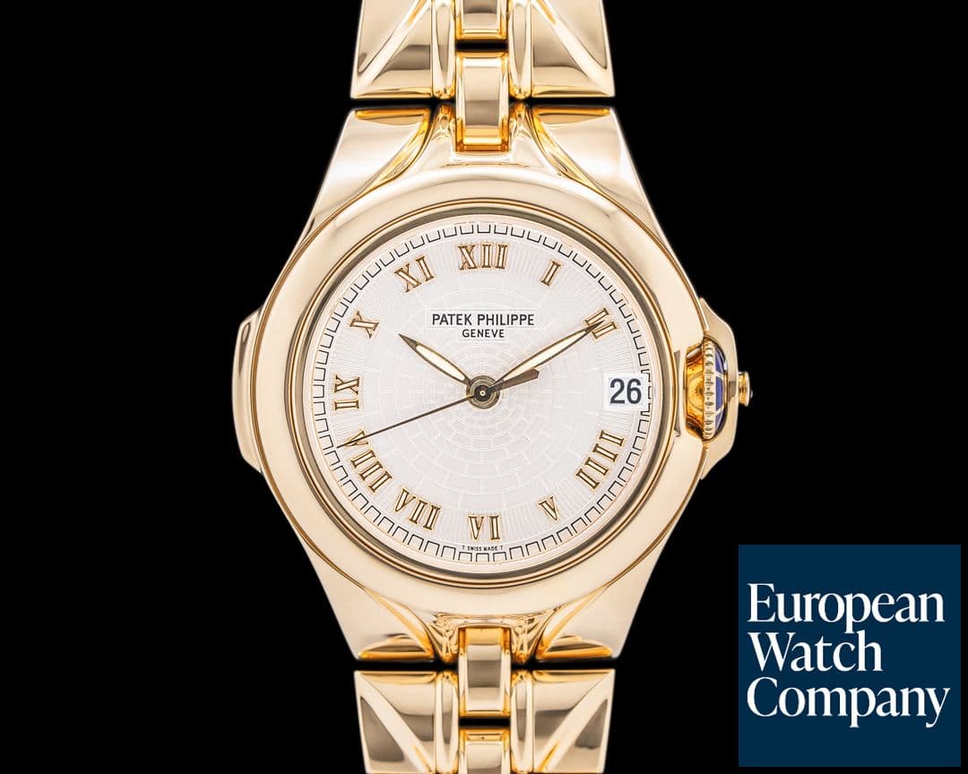 Image of Patek Philippe Sculpture 5091/1J White "Brick" Dial FULL SET