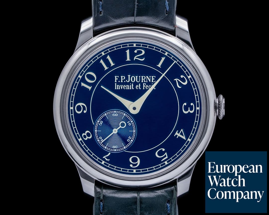 Image of F. P. Journe Chronometre Bleu Tantalum Blue Dial 