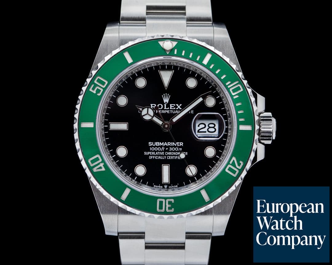 Image of Rolex Submariner Date 126610LV Kermit GREEN Ceramic Bezel 41MM