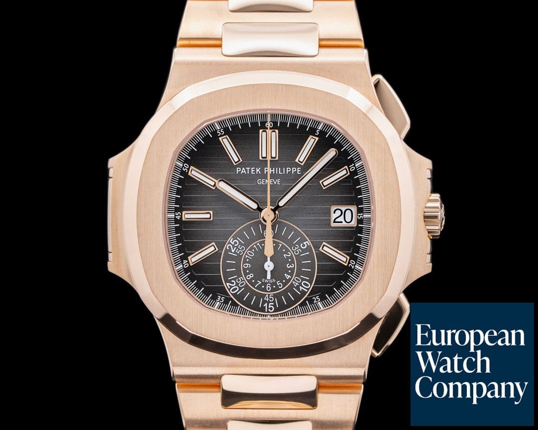 Image of Patek Philippe Nautilus 5980/1R Chronograph 18K Rose Gold