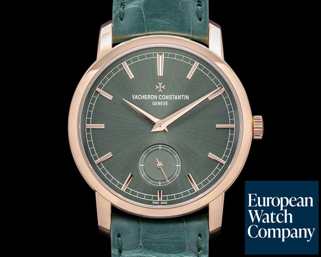 Image of Vacheron Constantin Patrimony Traditionnelle Manual Wind 18K Rose Gold GREEN DIAL