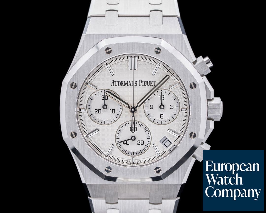Image of Audemars Piguet Royal Oak Chronograph 26240ST Silver Dial SS 41MM 