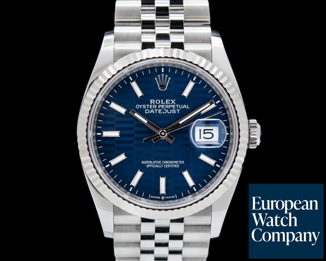 Image of Rolex Datejust Blue Motif Dial / Jubilee 2023