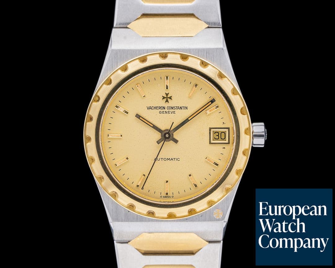 Image of Vacheron Constantin Overseas 222 Vintage 18k Yellow Gold / SS Mid Size 33MM Extract