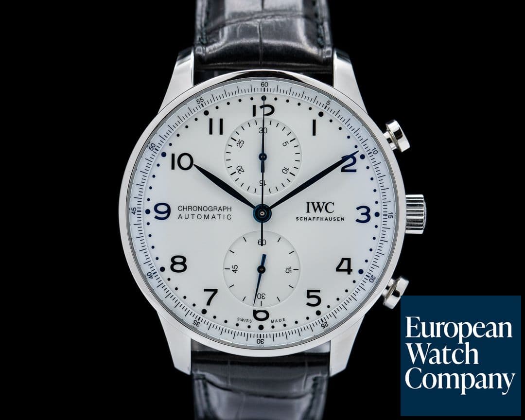 Image of IWC Portuguese Chronograph SS Lacquered Dial 150th Anniversary Limited