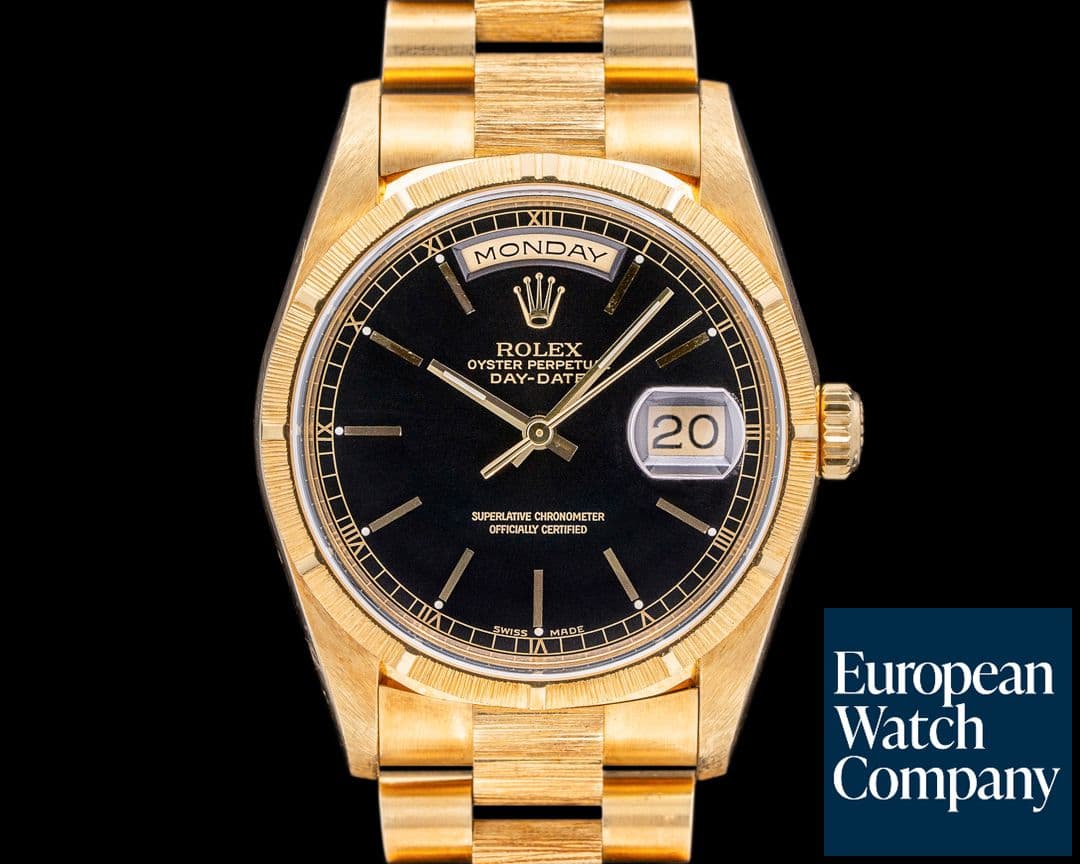 Image of Rolex Day Date YG/YG Bark Bracelet