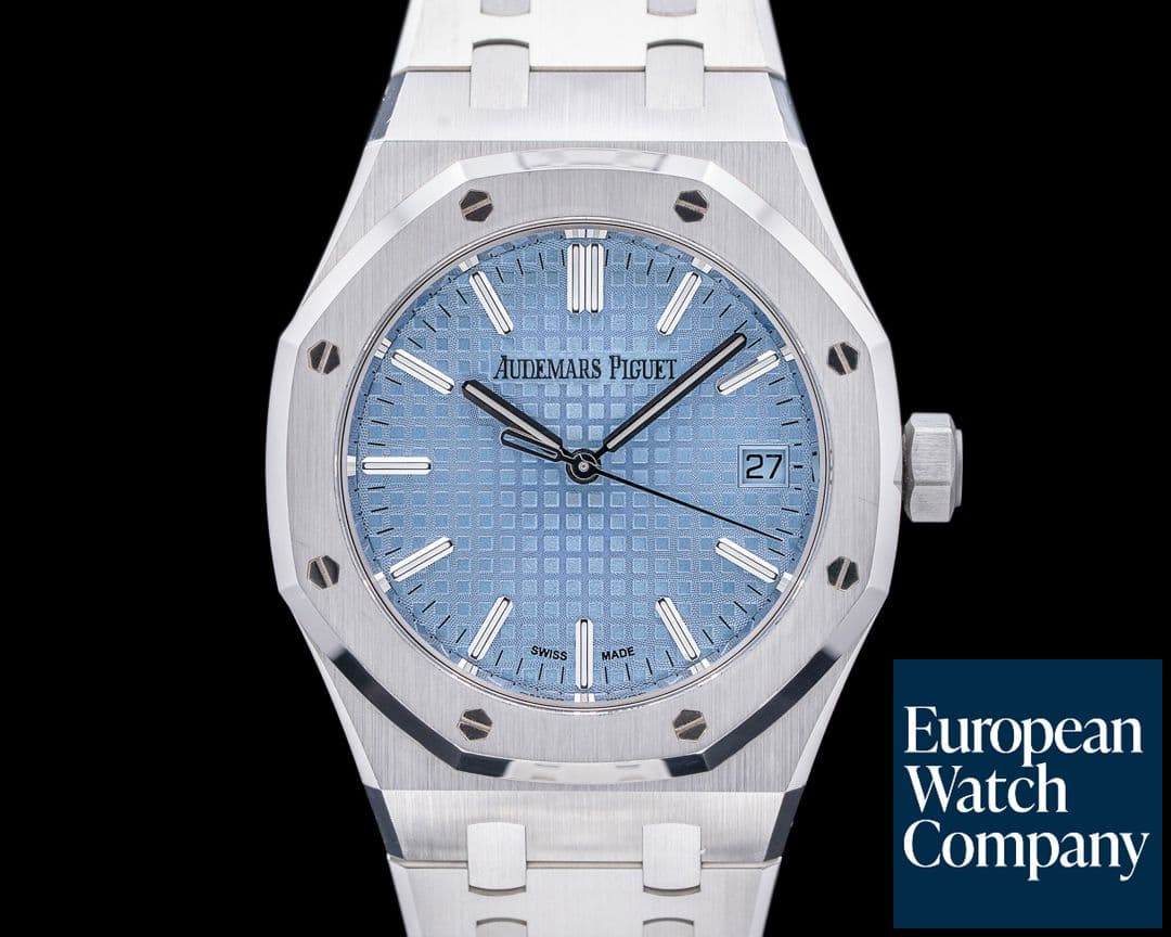 Image of Audemars Piguet Royal Oak 15550ST 50th Anniversary ICE BLUE 37MM SS 