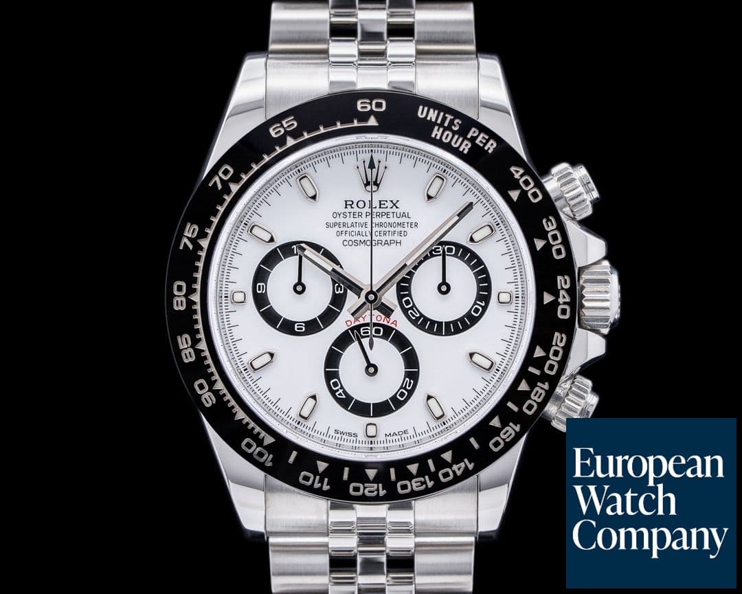 Image of Rolex Daytona 116500LN Ceramic Bezel SS / White Dial Jubilee