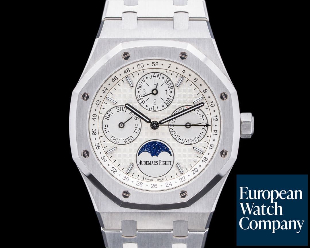 Image of Audemars Piguet Royal Oak 26574ST Perpetual Calendar SS Silver Dial  