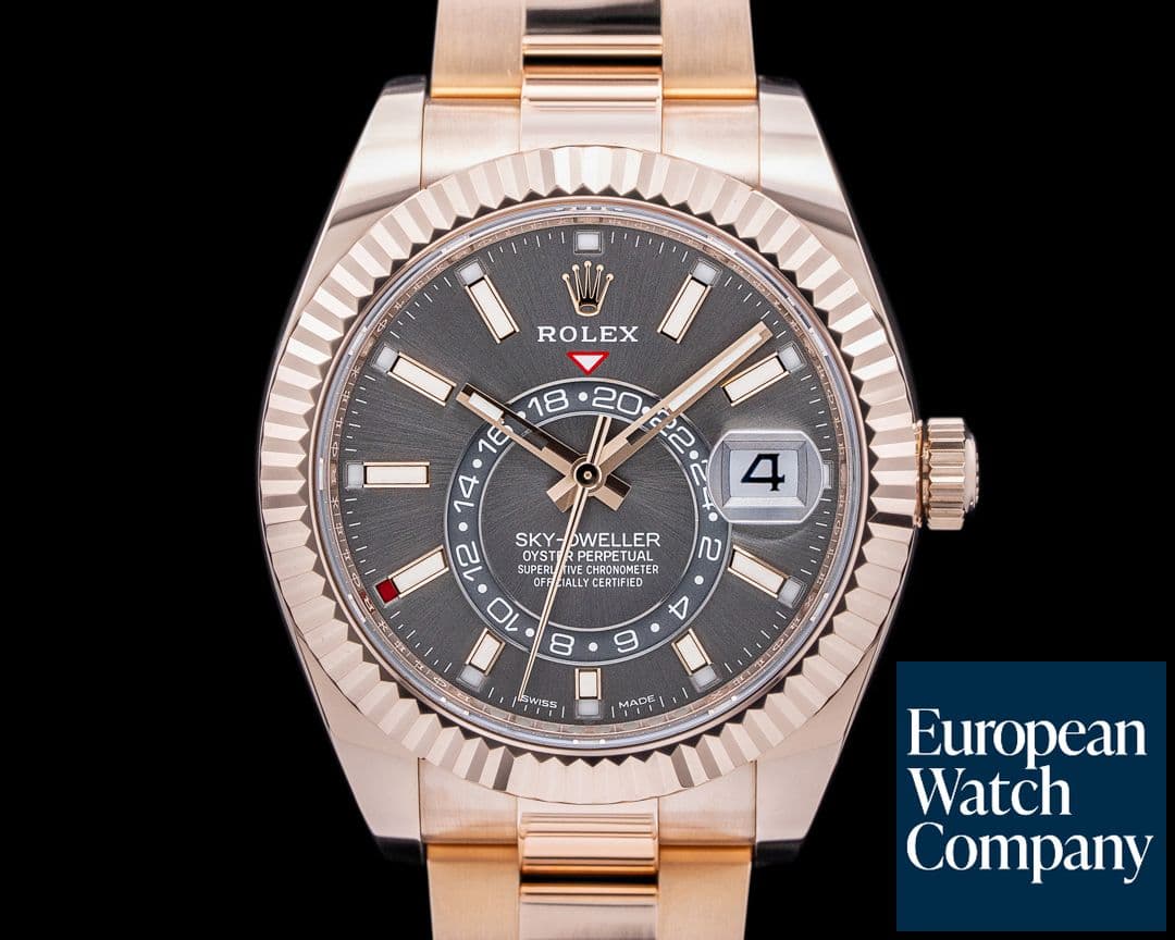 Image of Rolex Sky Dweller 336935 Everose 18K Gold Rhodium Dial 2022