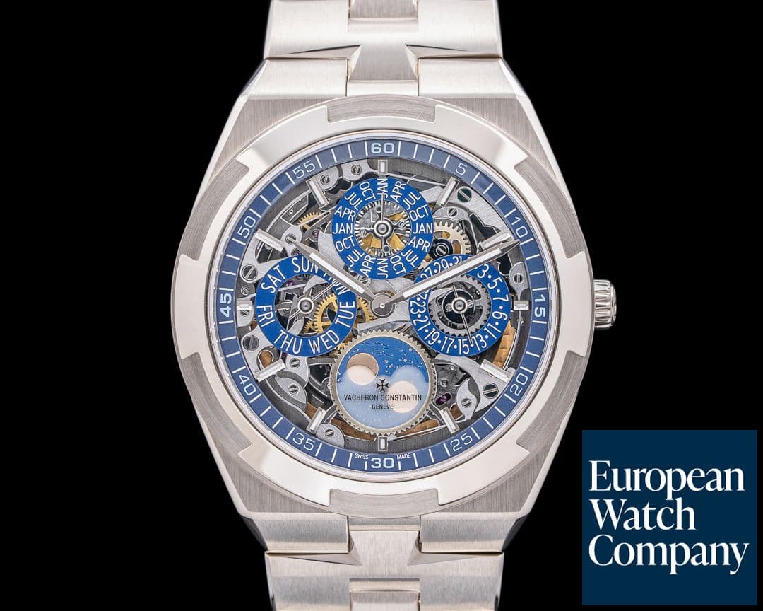 Image of Vacheron Constantin Overseas 4300V Perpetual Calendar Ultra-Thin Skeleton 18k White Gold