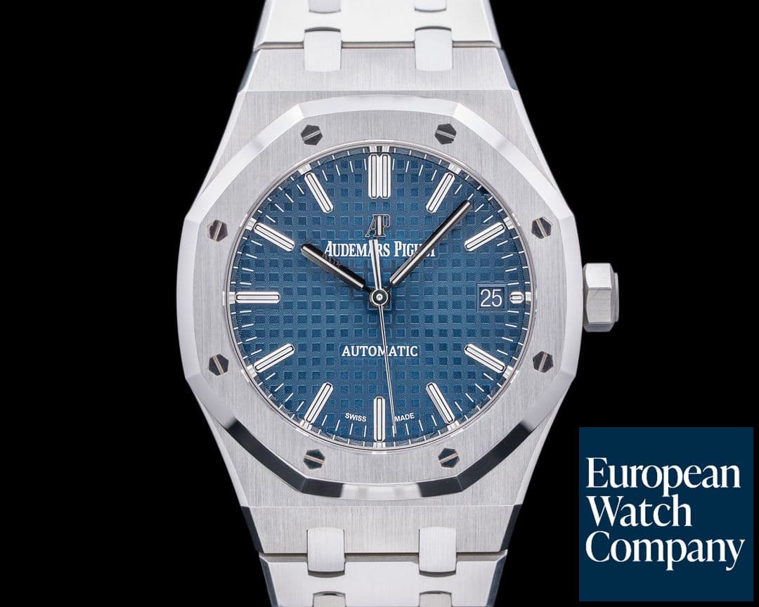 Image of Audemars Piguet Royal Oak 15450ST Blue Dial SS 