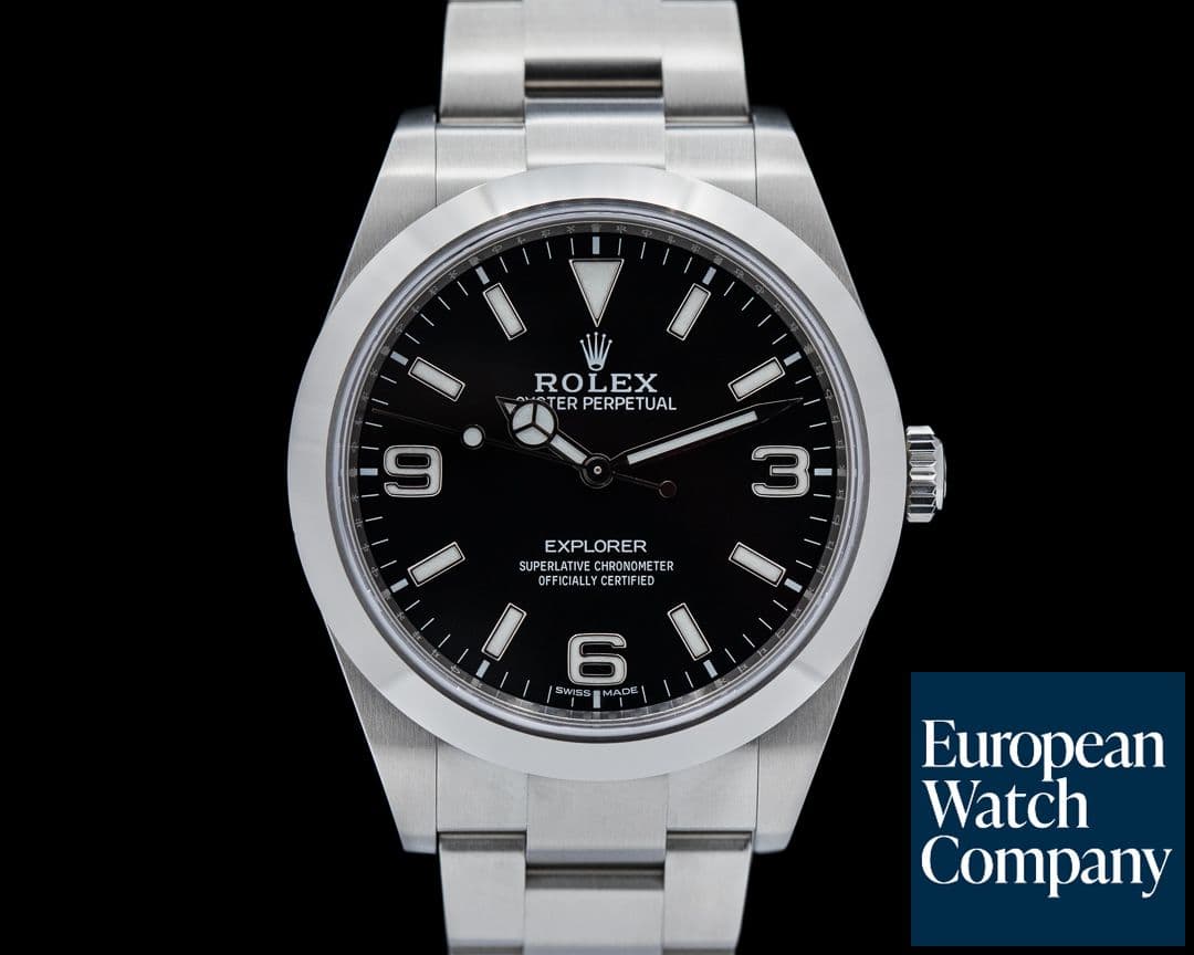 Image of Rolex Explorer I 214270 39MM Mk II Dial Full Set UNWORN