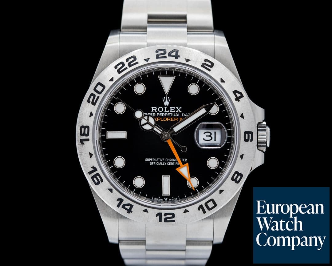 Image of Rolex Explorer II 226570 Black Dial SS UNWORN