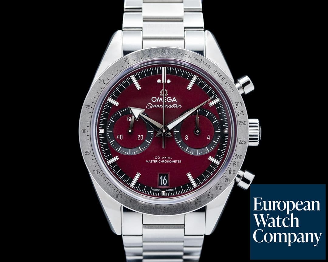 Image of Omega Speedmaster 57 Co-Axial SS Red Dial 2023