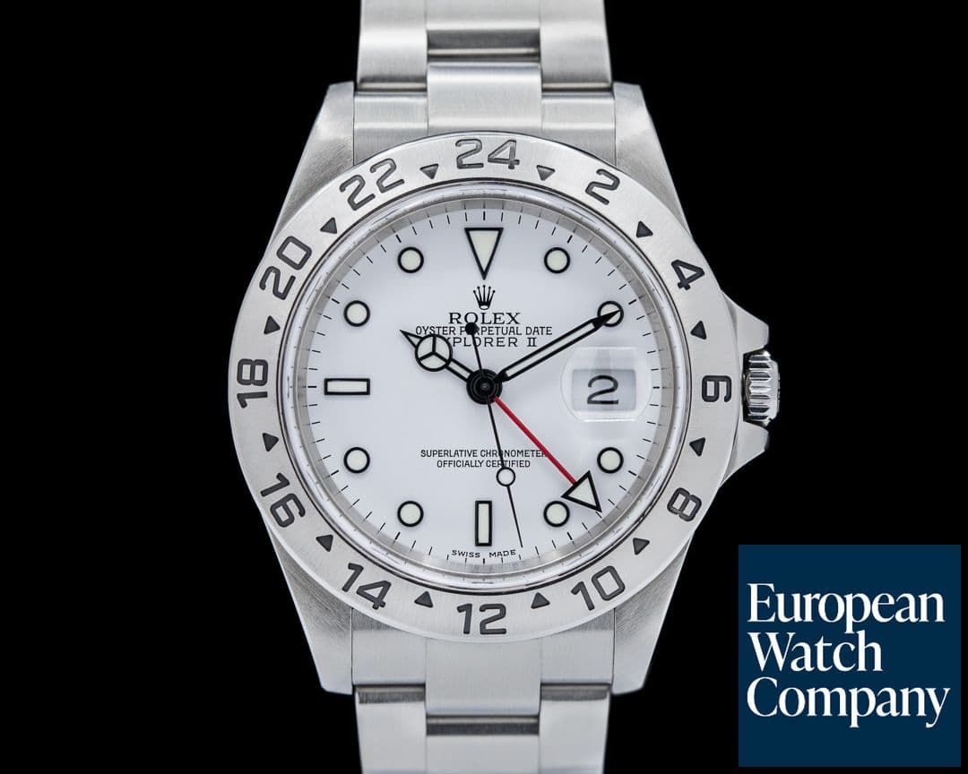 Image of Rolex Explorer II SS White Dial 16570