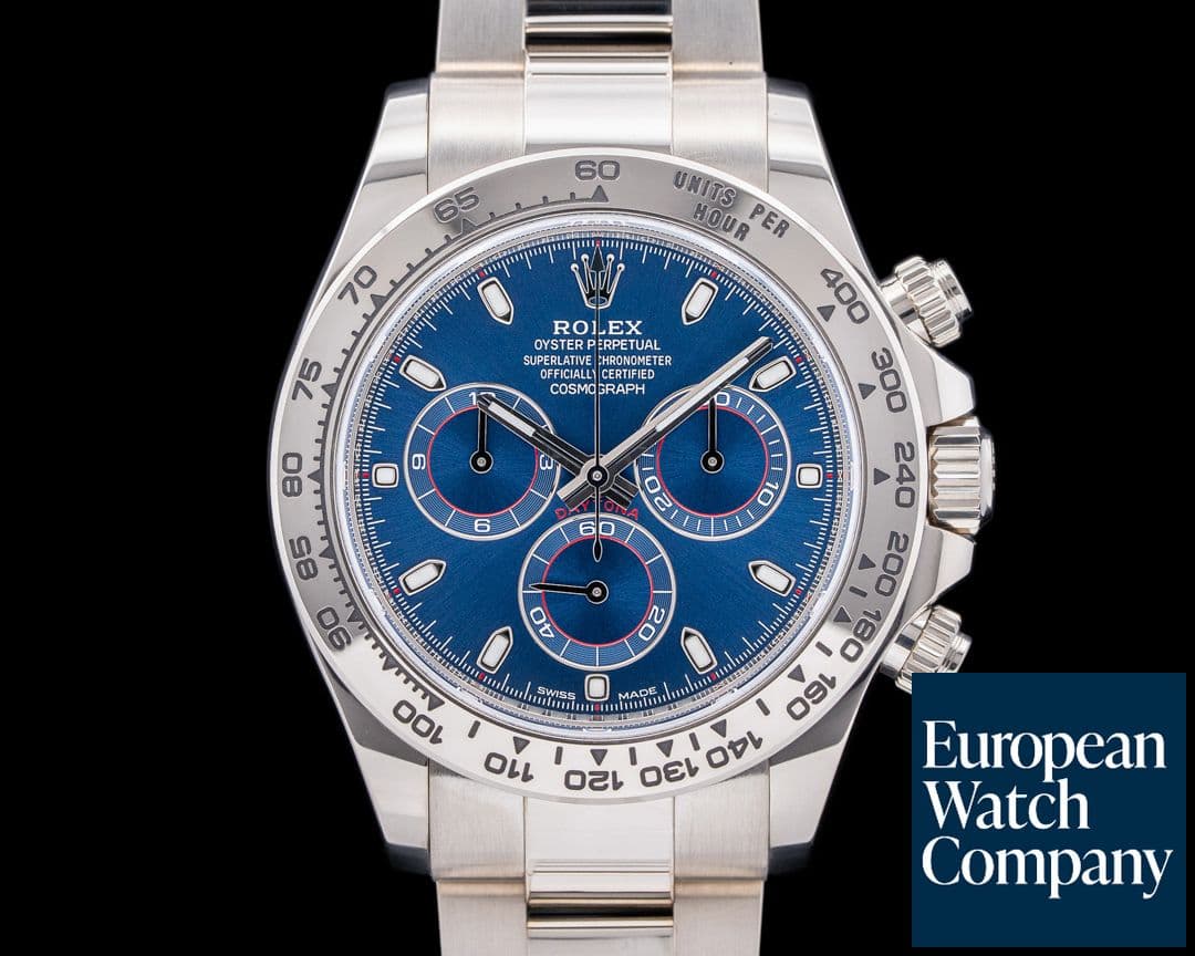 Image of Rolex Daytona 116509 Blue Dial 18K White Gold 