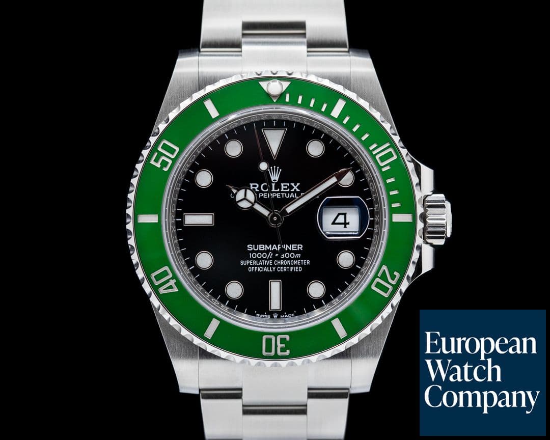 Image of Rolex Submariner Date 126610LV Kermit GREEN Ceramic Bezel 41MM