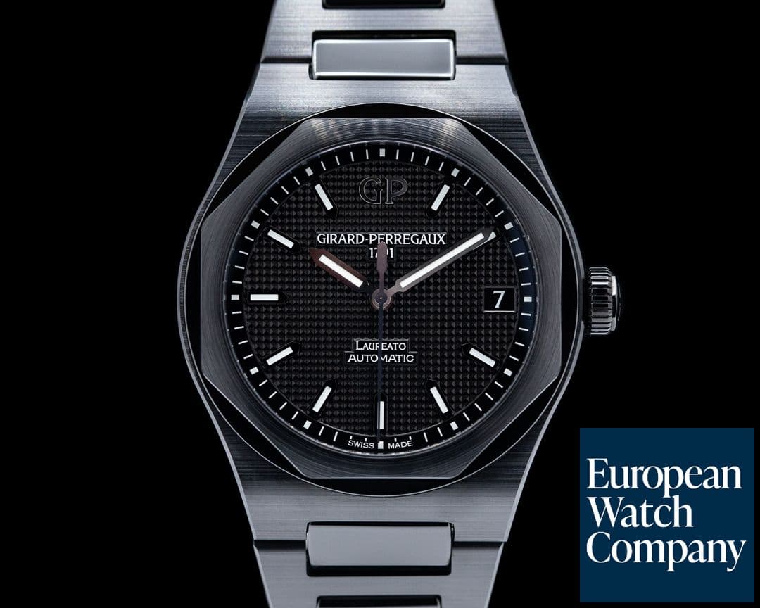 Image of Girard Perregaux Laureato Automatic 42mm Ceramic Black Dial