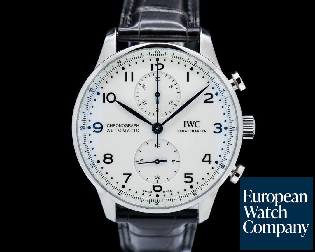Image of IWC Portuguese Chronograph SS Lacquered Dial 150th Anniversary Limited