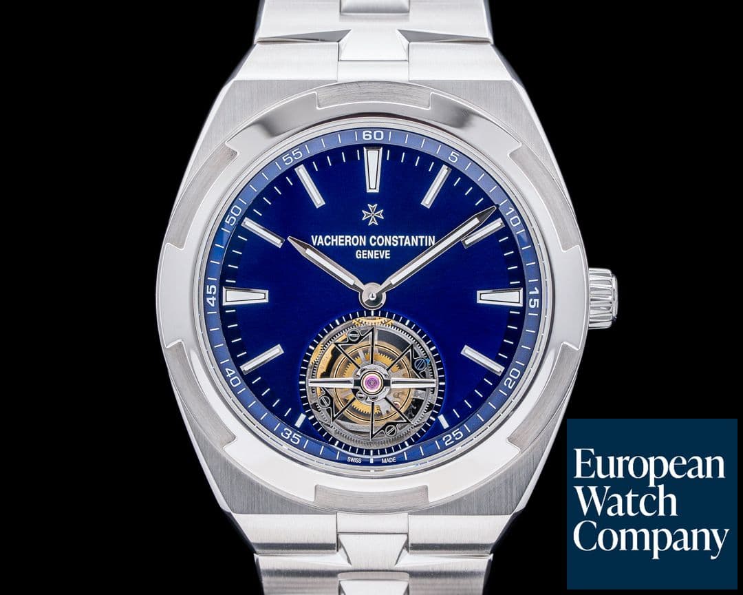 Image of Vacheron Constantin Overseas 6000V/110A Tourbillon SS Blue Dial