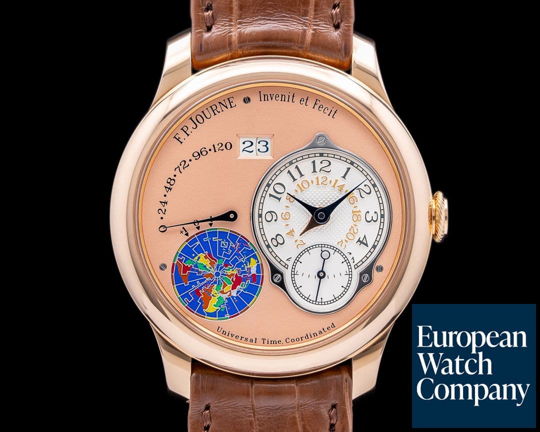 Image of F. P. Journe Octa UTC Rose Gold Salmon Dial 40MM