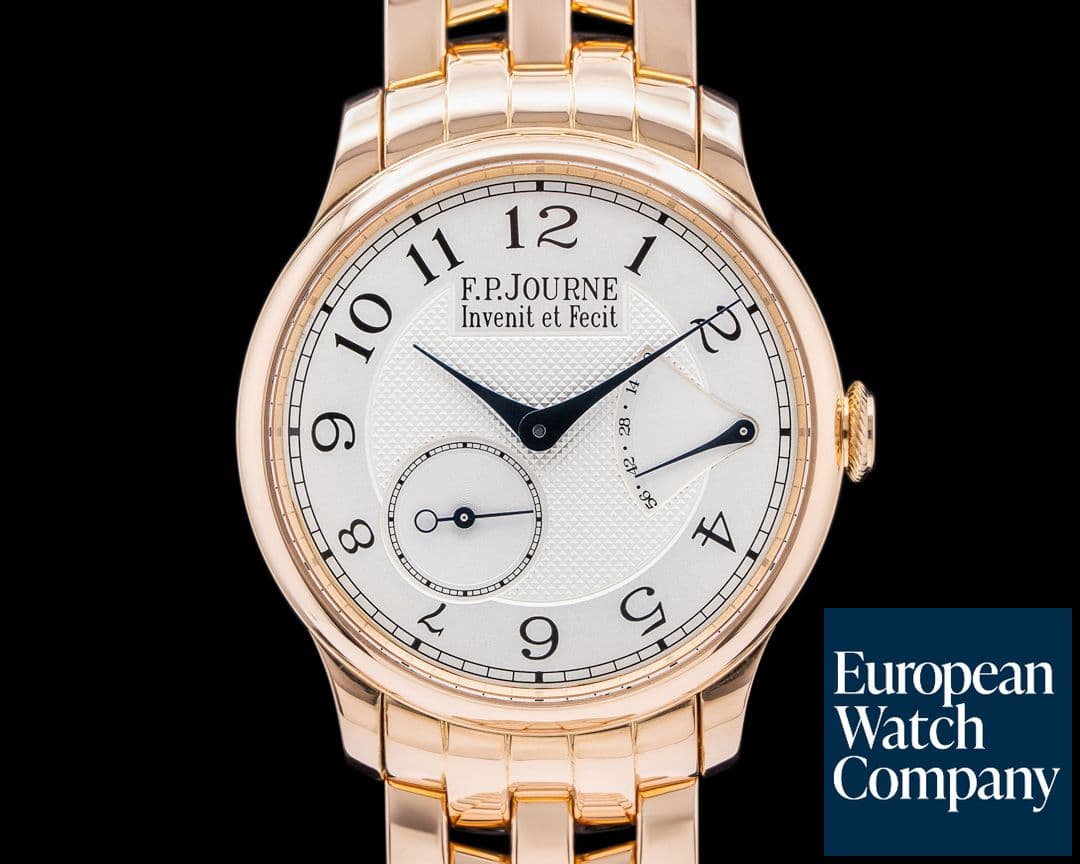 Image of F. P. Journe Chronometre Souverain Red Gold RARE 38MM + Gold Bracelet