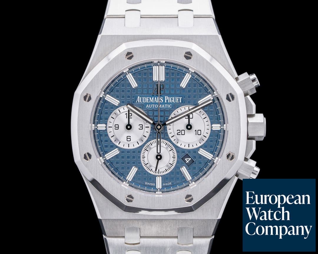 Image of Audemars Piguet Royal Oak Chronograph Blue Dial SS 41MM