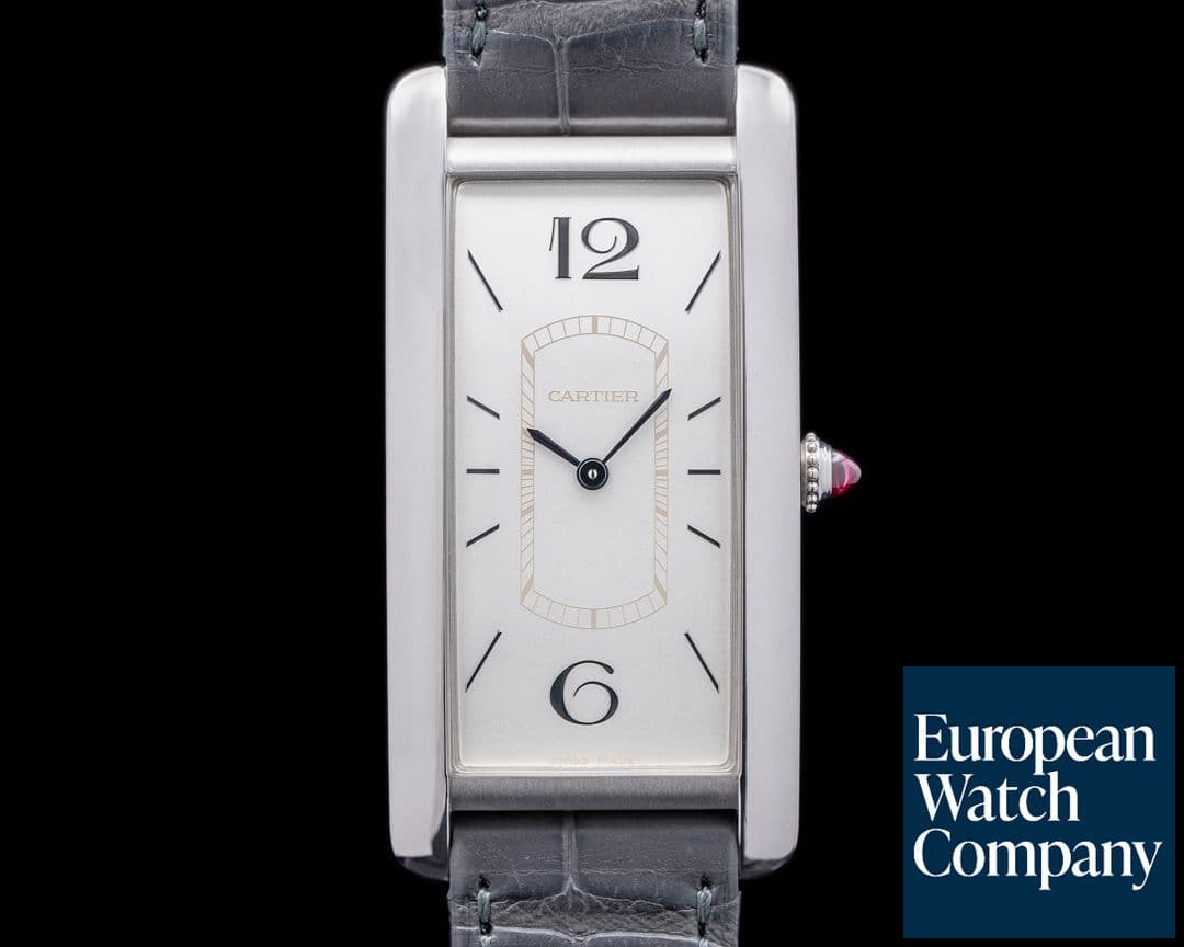 Image of Cartier Tank Cintree WGTA0027 Platinum LIMITED 