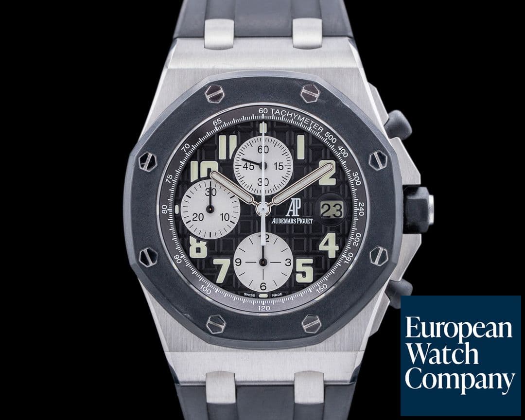 Image of Audemars Piguet Royal Oak Offshore Chronograph Rubberclad Black Dial 42MM
