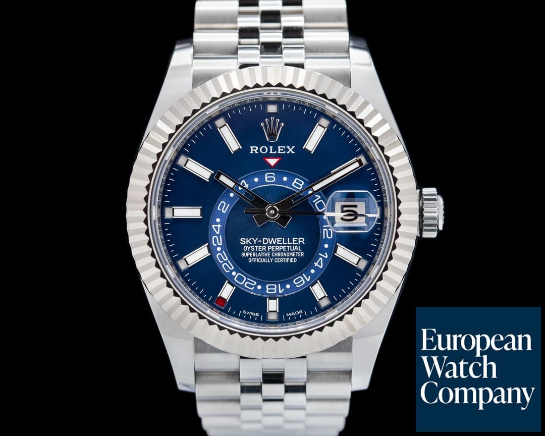 Image of Rolex Sky Dweller 326934 Steel Blue SS Jubilee 2022