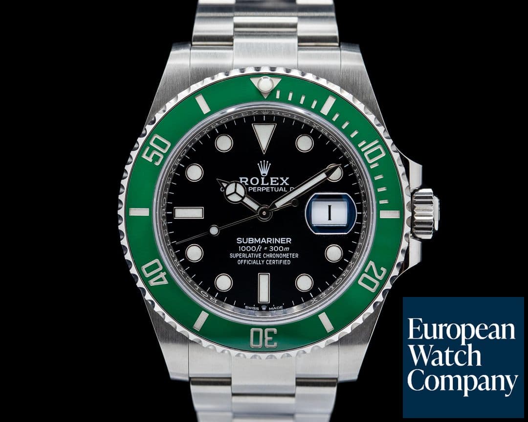 Image of Rolex Submariner Date 126610LV Kermit GREEN Ceramic Bezel 41MM