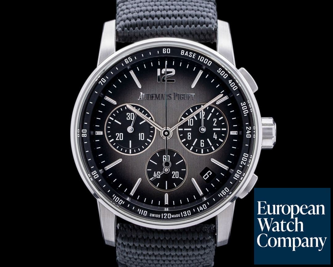 Image of Audemars Piguet Code 11:59 Chronograph 18k White Gold / Ceramic Smoked Grey Dial