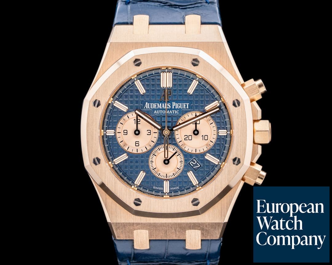 Image of Audemars Piguet Royal Oak Chronograph 26331OR Blue Dial RG 41MM 